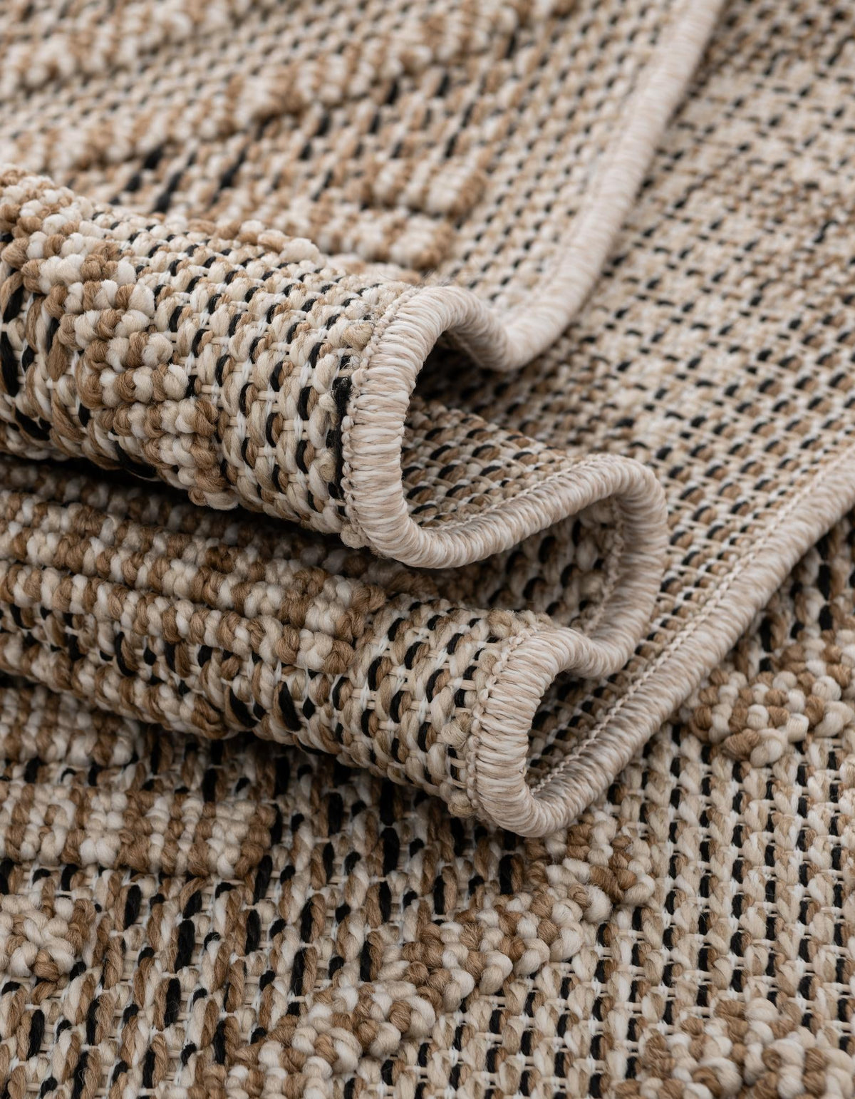 Seaside Lattice Collection Area Rug -  Eden Runner Khaki  lifestyle 121
