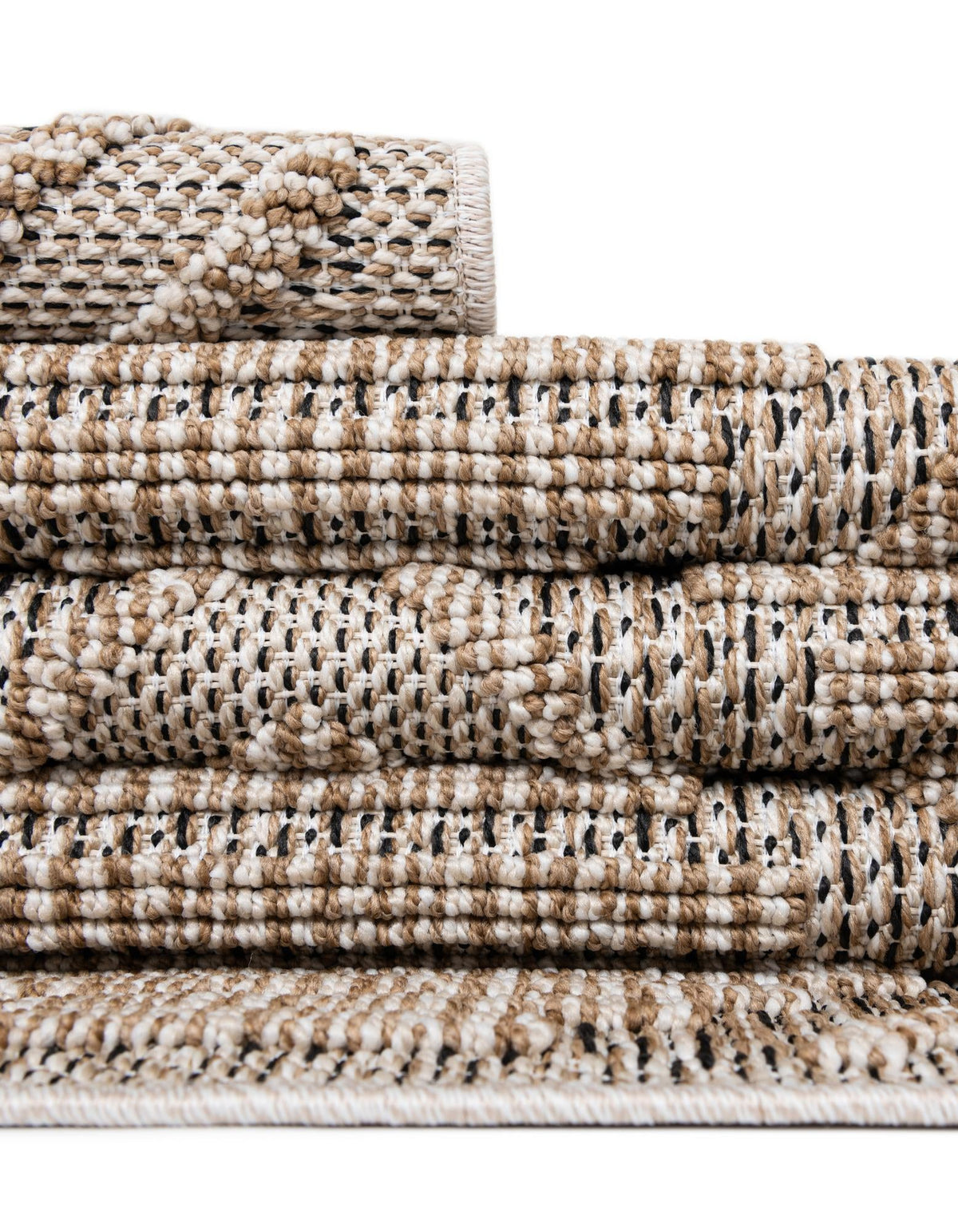 Seaside Lattice Collection Area Rug -  Eden Runner Khaki  lifestyle 124