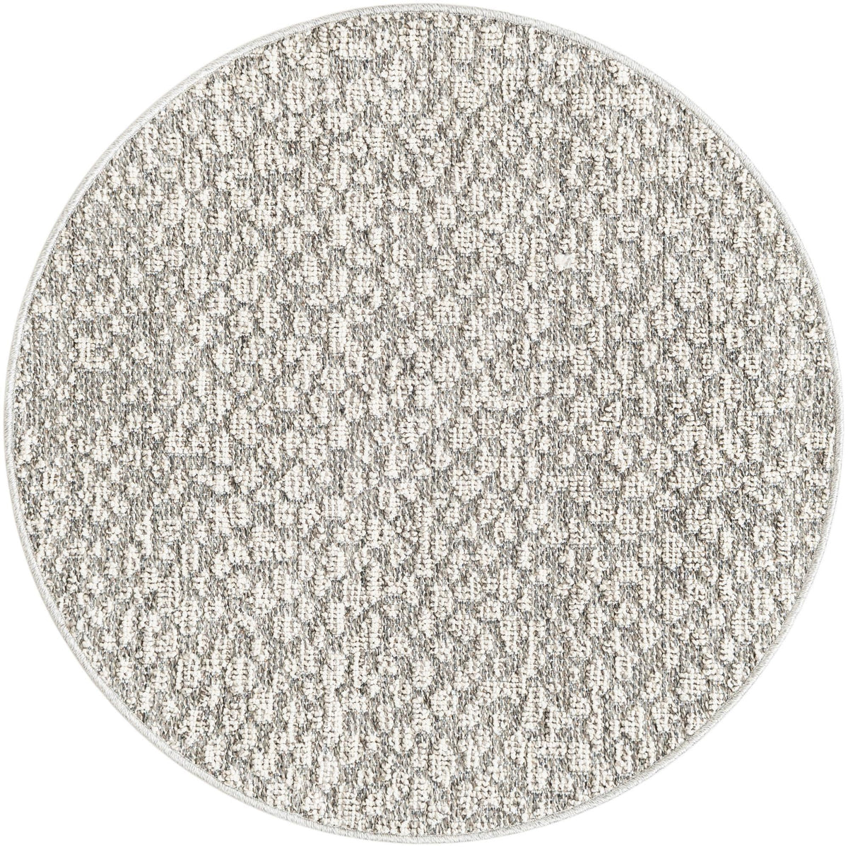 Savannah Escape Collection Area Rug - Mara Round Light Gray  lifestyle 79