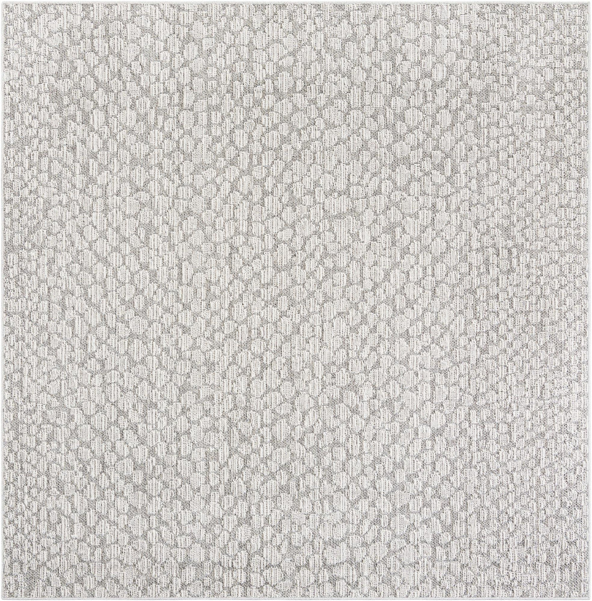 Savannah Escape Collection Area Rug - Mara Square Light Gray  lifestyle 81