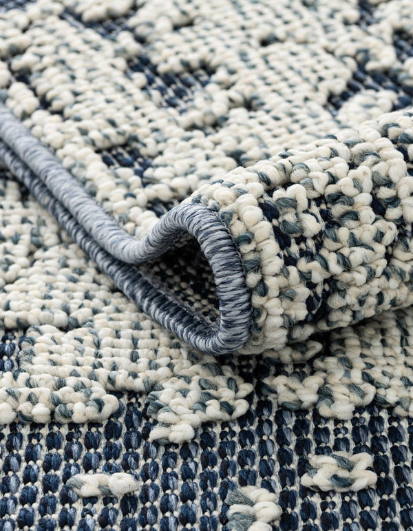 Patio Heritage Collection Area Rug - Santorini Rectangle Navy Blue  lifestyle 25