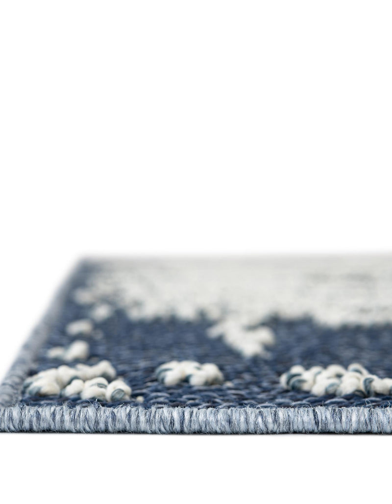 Patio Heritage Collection Area Rug - Santorini Rectangle Navy Blue  lifestyle 29