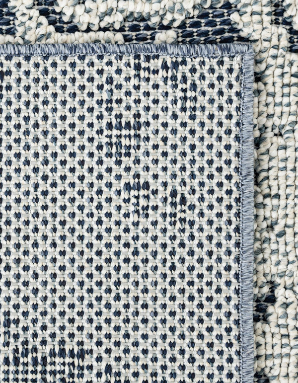Patio Heritage Collection Area Rug - Santorini Rectangle Navy Blue  lifestyle 37