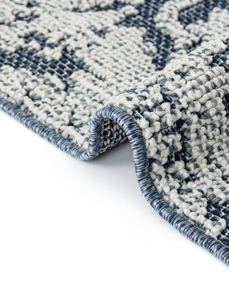 Patio Heritage Collection Area Rug - Santorini Rectangle Navy Blue  lifestyle 41