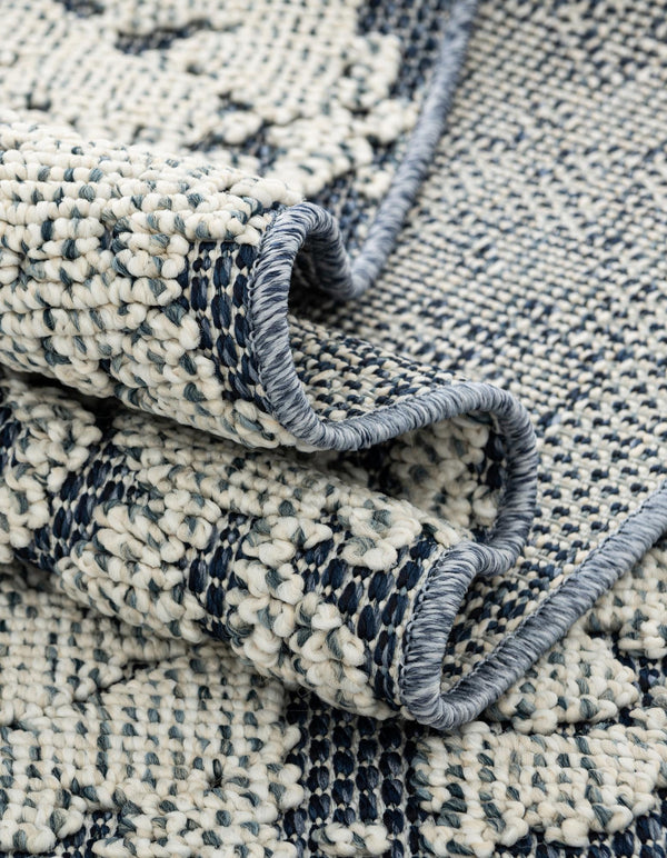 Patio Heritage Collection Area Rug - Santorini Rectangle Navy Blue  lifestyle 53