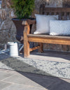 Patio Heritage Collection Area Rug - Santorini Runner Navy Blue  lifestyle 84