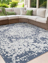 Patio Heritage Collection Area Rug - Santorini Square Olive  lifestyle 86
