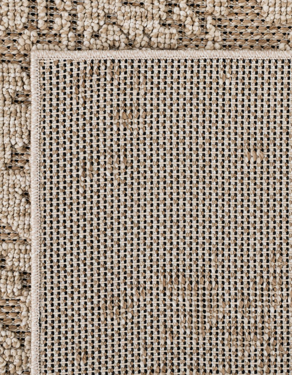 Patio Heritage Collection Area Rug - Santorini Rectangle Khaki  lifestyle 38