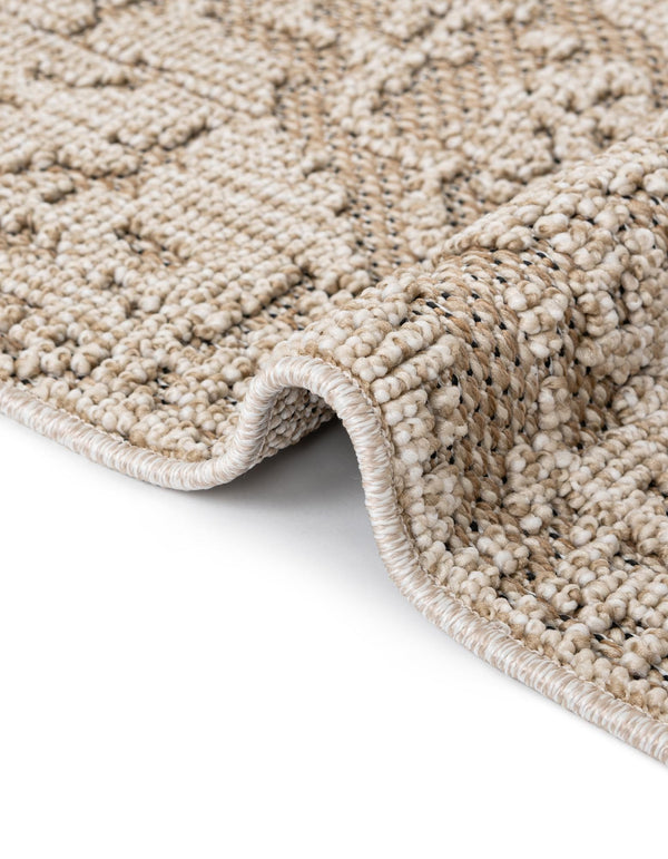 Patio Heritage Collection Area Rug - Santorini Rectangle Khaki  lifestyle 42