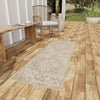 Patio Heritage Collection Area Rug - Santorini Runner Khaki  lifestyle 172