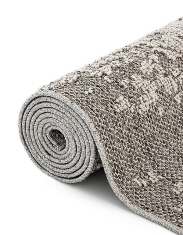 Patio Heritage Collection Area Rug - Santorini Rectangle Light Gray  lifestyle 51