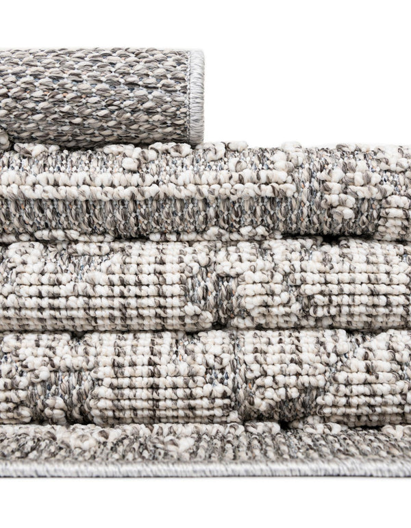 Patio Heritage Collection Area Rug - Santorini Rectangle Light Gray  lifestyle 59