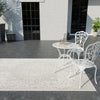 Patio Heritage Collection Area Rug - Santorini Rectangle Light Gray  lifestyle 69