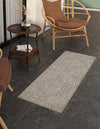 Patio Heritage Collection Area Rug - Santorini Runner Light Gray  lifestyle 78