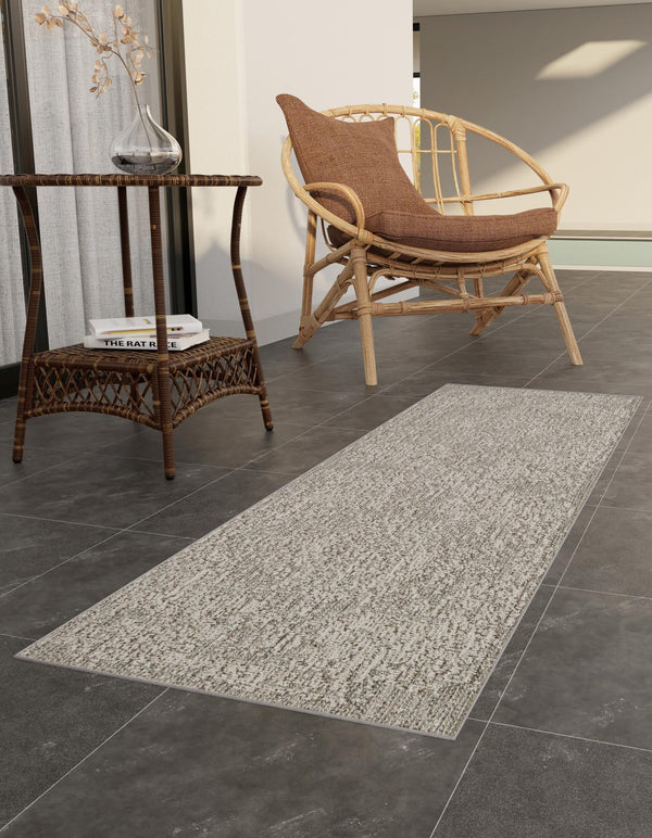 Patio Heritage Collection Area Rug - Santorini Runner Light Gray  lifestyle 90