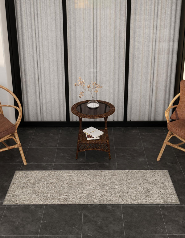 Patio Heritage Collection Area Rug - Santorini Runner Light Gray  lifestyle 102