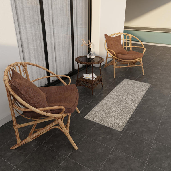 Patio Heritage Collection Area Rug - Santorini Runner Light Gray  lifestyle 160
