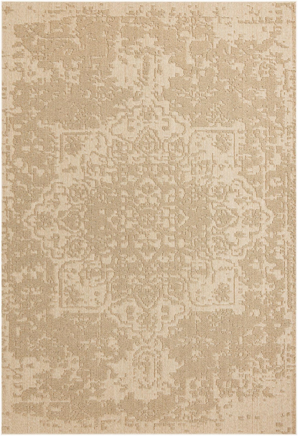 Patio Heritage Collection Area Rug - Santorini Rectangle Beige  lifestyle 2