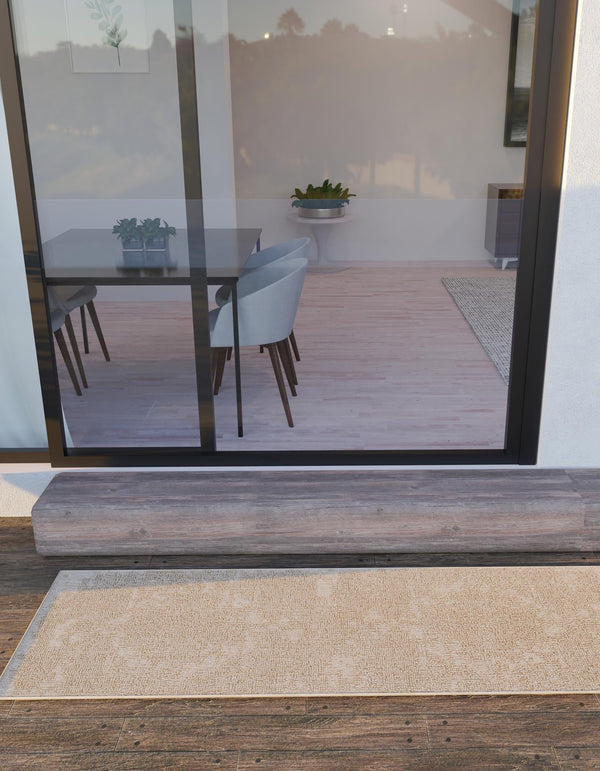 Patio Heritage Collection Area Rug - Santorini Runner Beige  lifestyle 105