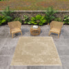 Patio Heritage Collection Area Rug - Santorini Square Beige  lifestyle 178