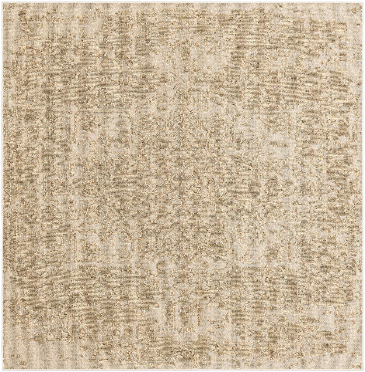 Patio Heritage Collection Area Rug - Santorini Square Beige  lifestyle 54
