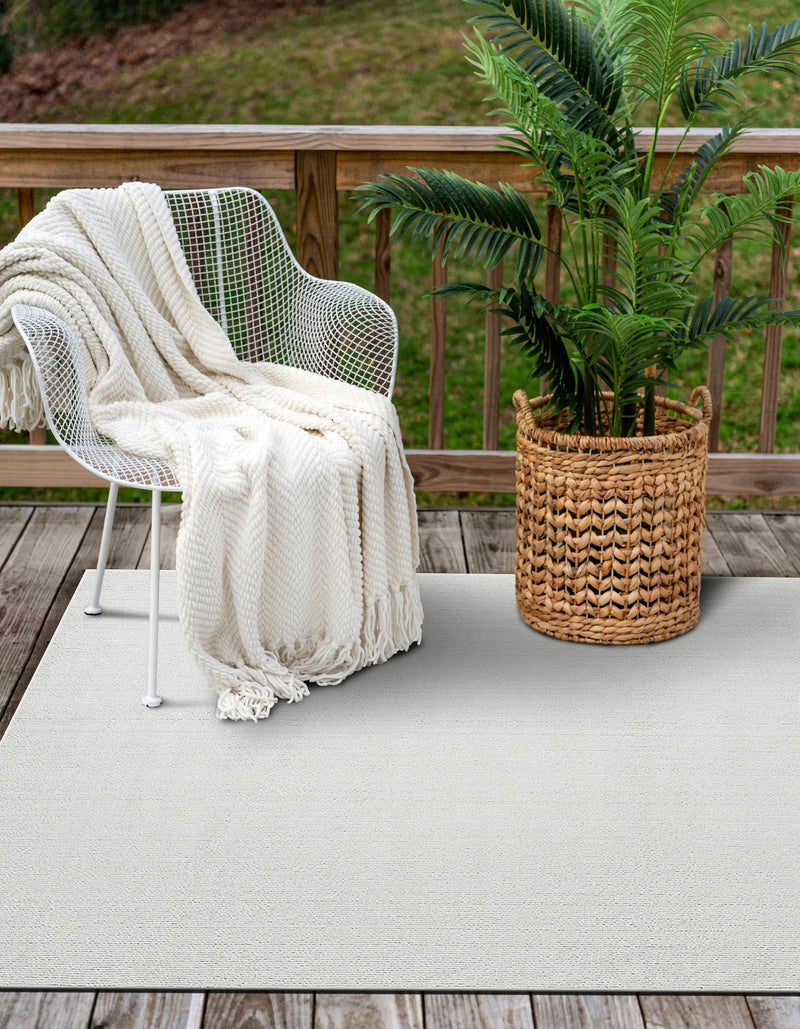 Seaside Serenity Collection Area Rug - Marina Rectangle Light Gray  lifestyle 29