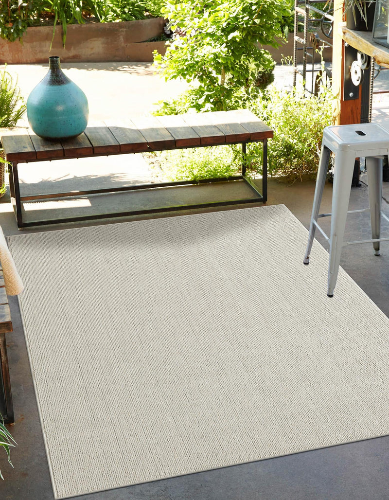 Seaside Serenity Collection Area Rug - Marina Rectangle Ivory  lifestyle 3