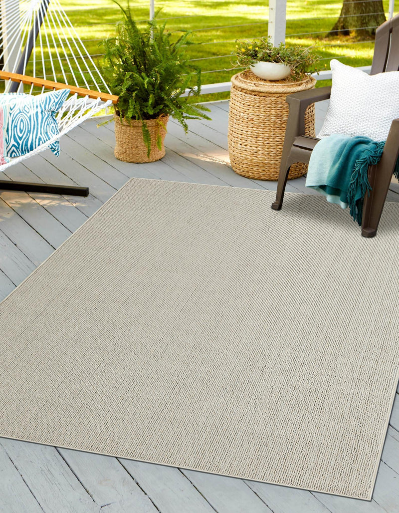 Seaside Serenity Collection Area Rug - Marina Rectangle Ivory  lifestyle 6