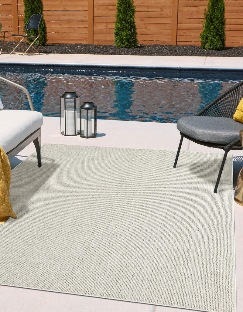 Seaside Serenity Collection Area Rug - Marina Rectangle Ivory  lifestyle 21