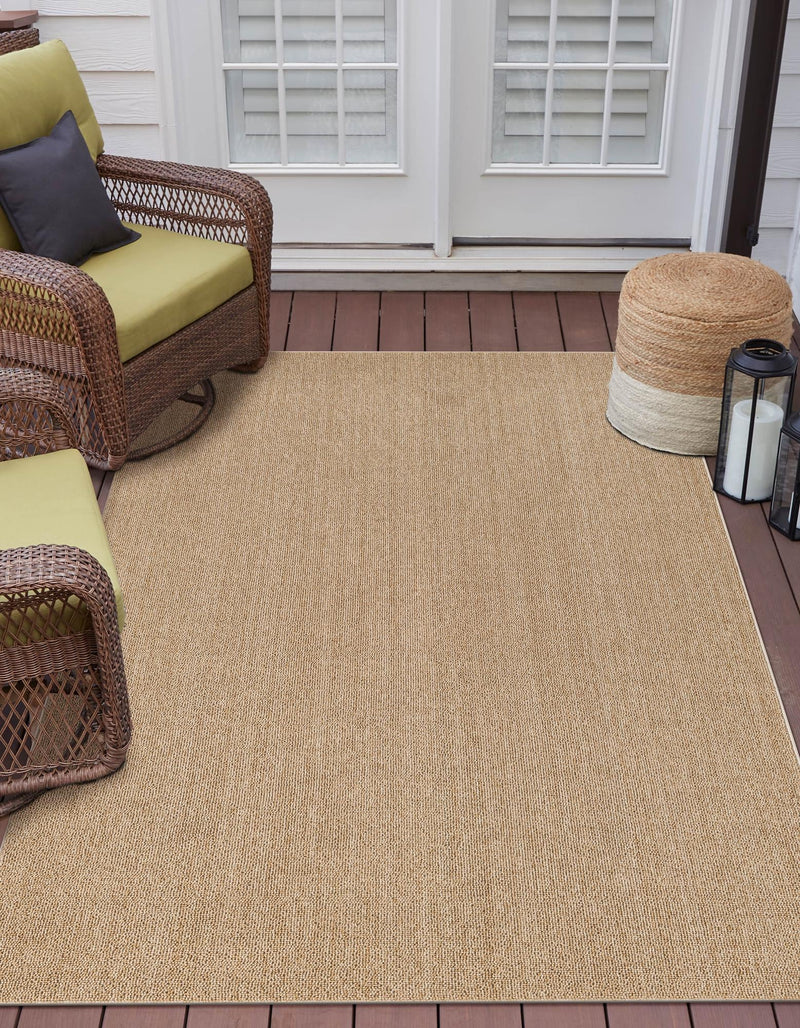 Seaside Serenity Collection Area Rug - Marina Rectangle Beige  lifestyle 5