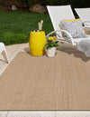 Seaside Serenity Collection Area Rug - Marina Rectangle Beige  lifestyle 13