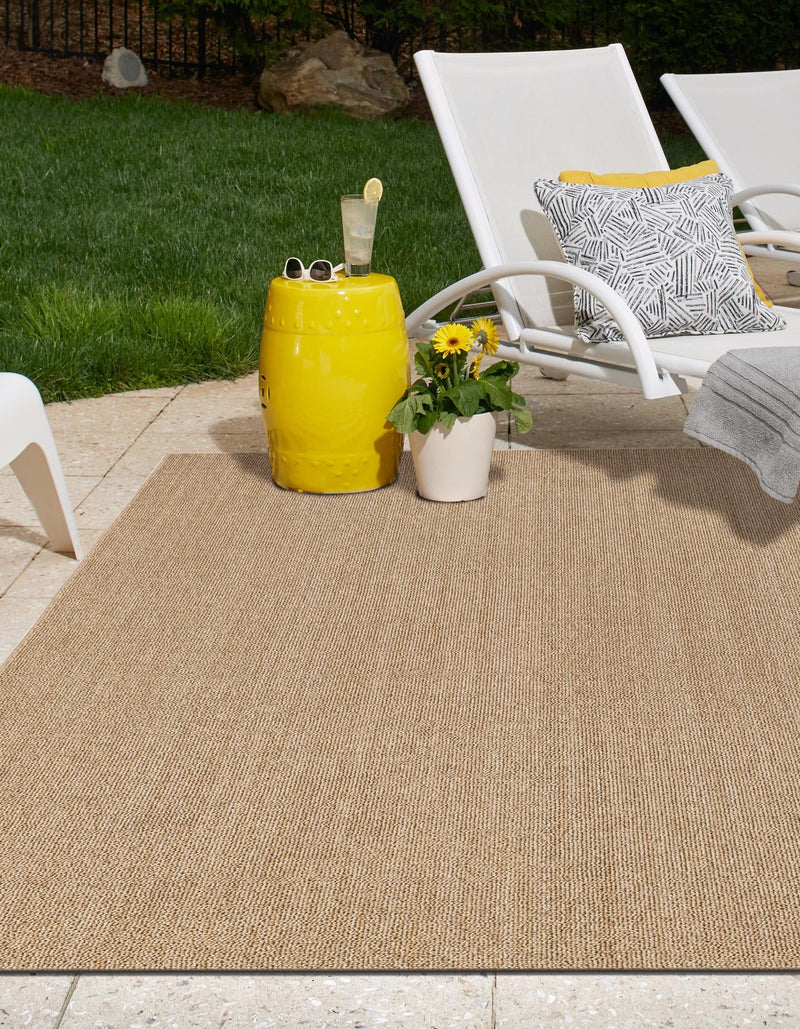 Seaside Serenity Collection Area Rug - Marina Rectangle Beige  lifestyle 13