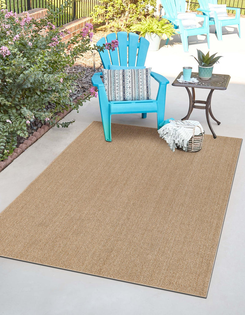 Seaside Serenity Collection Area Rug - Marina Rectangle Beige  lifestyle 25