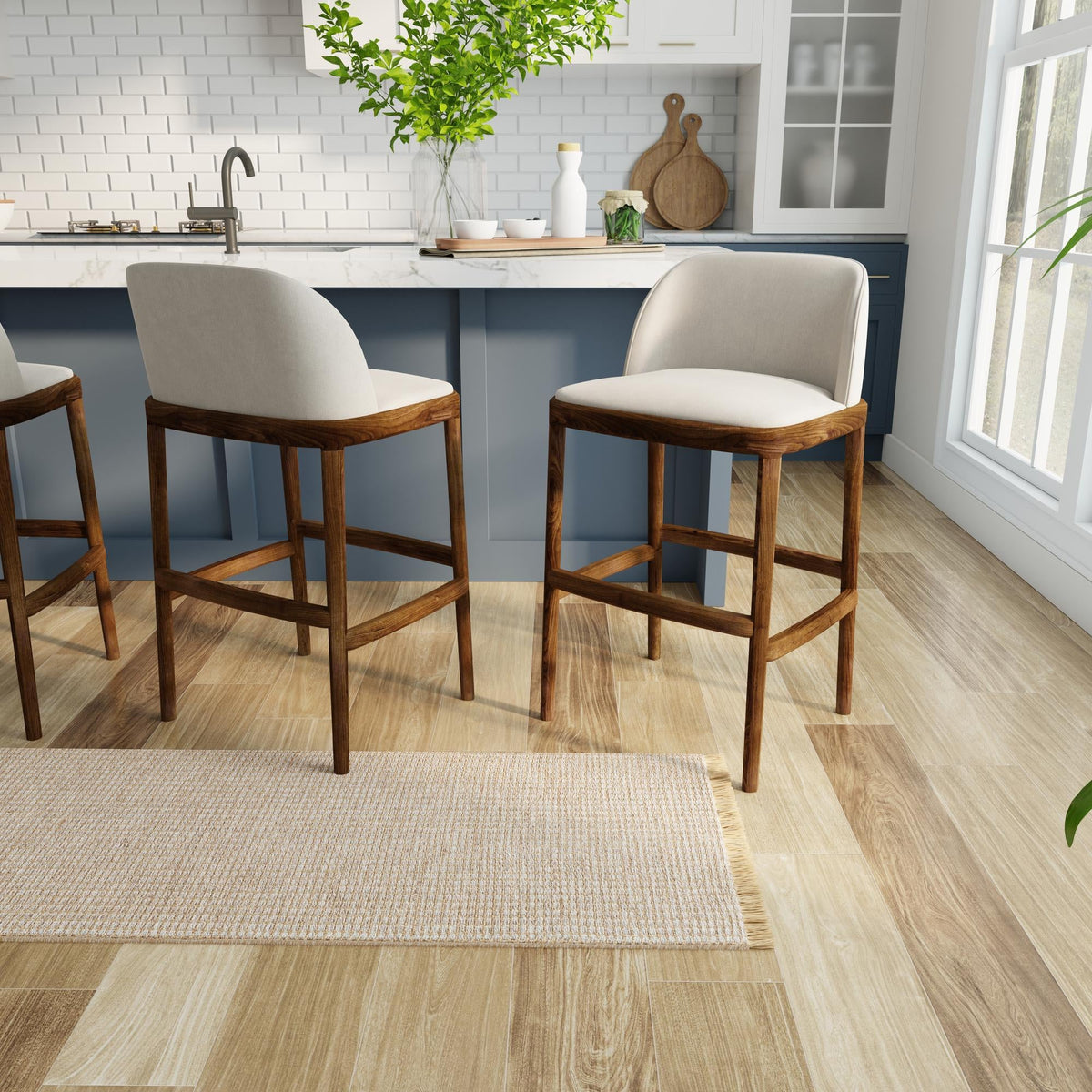 Country Homestead Collection Area Rug - Meadowbrook Runner Gray  lifestyle 98