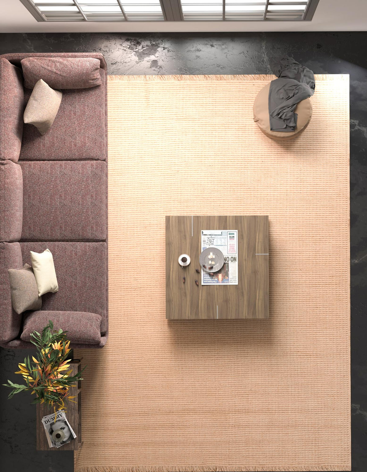 Country Homestead Collection Area Rug - Meadowbrook Rectangle Natural  lifestyle 11