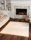 Country Homestead Collection Area Rug - Meadowbrook Square Ivory  lifestyle 49