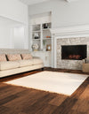 Country Homestead Collection Area Rug - Meadowbrook Square Ivory  lifestyle 55