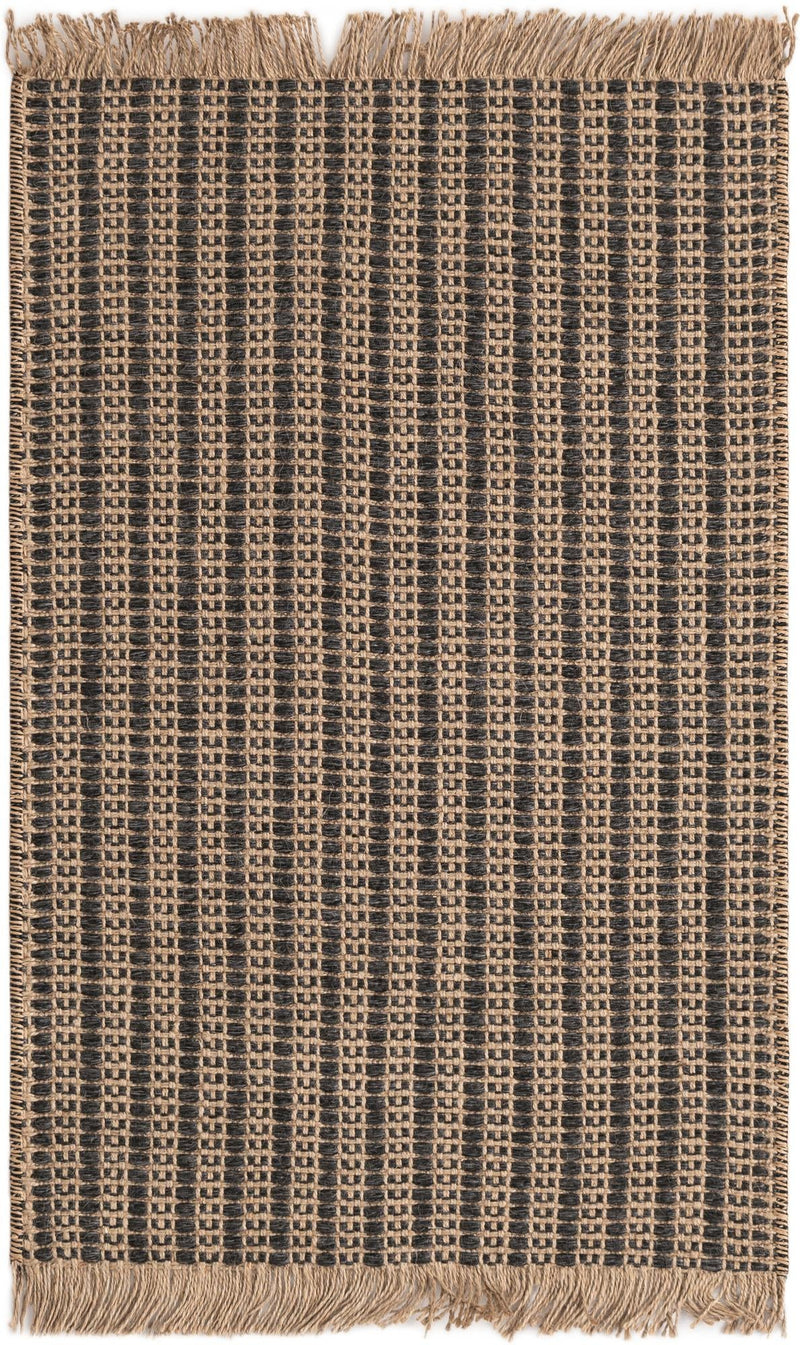 Country Homestead Collection Area Rug -  Grangehurst Rectangle Charcoal Main