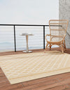 Seaside Lattice Collection Area Rug - Savannah Square Natural  lifestyle 56
