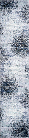Santa Fe Trails Collection Area Rug -  Zuni Runner Blue and Gray  lifestyle 18