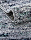 Santa Fe Trails Collection Area Rug -  Zuni Rectangle Blue and Gray  lifestyle 6