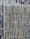 Santa Fe Trails Collection Area Rug -  Zuni Rectangle Blue and Gray  lifestyle 9