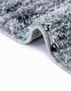 Santa Fe Trails Collection Area Rug -  Zuni Rectangle Blue and Gray  lifestyle 10