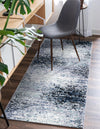 Santa Fe Trails Collection Area Rug -  Zuni Runner Blue and Gray  lifestyle 22