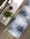 Santa Fe Trails Collection Area Rug -  Zuni Runner Blue and Gray  lifestyle 38