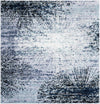 Santa Fe Trails Collection Area Rug -  Zuni Square Blue and Gray  lifestyle 20