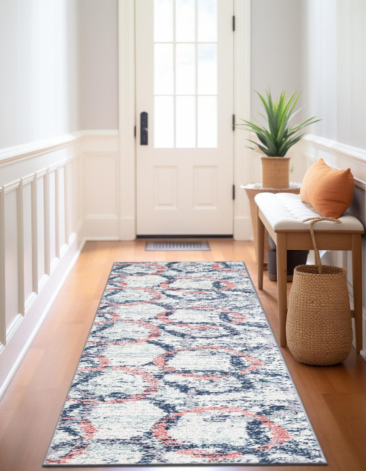 Santa Fe Trails Collection Area Rug -  Rio Runner Ivory  lifestyle 4