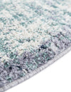 Santa Fe Trails Collection Area Rug -  Pueblo Round Blue and Gray  lifestyle 50