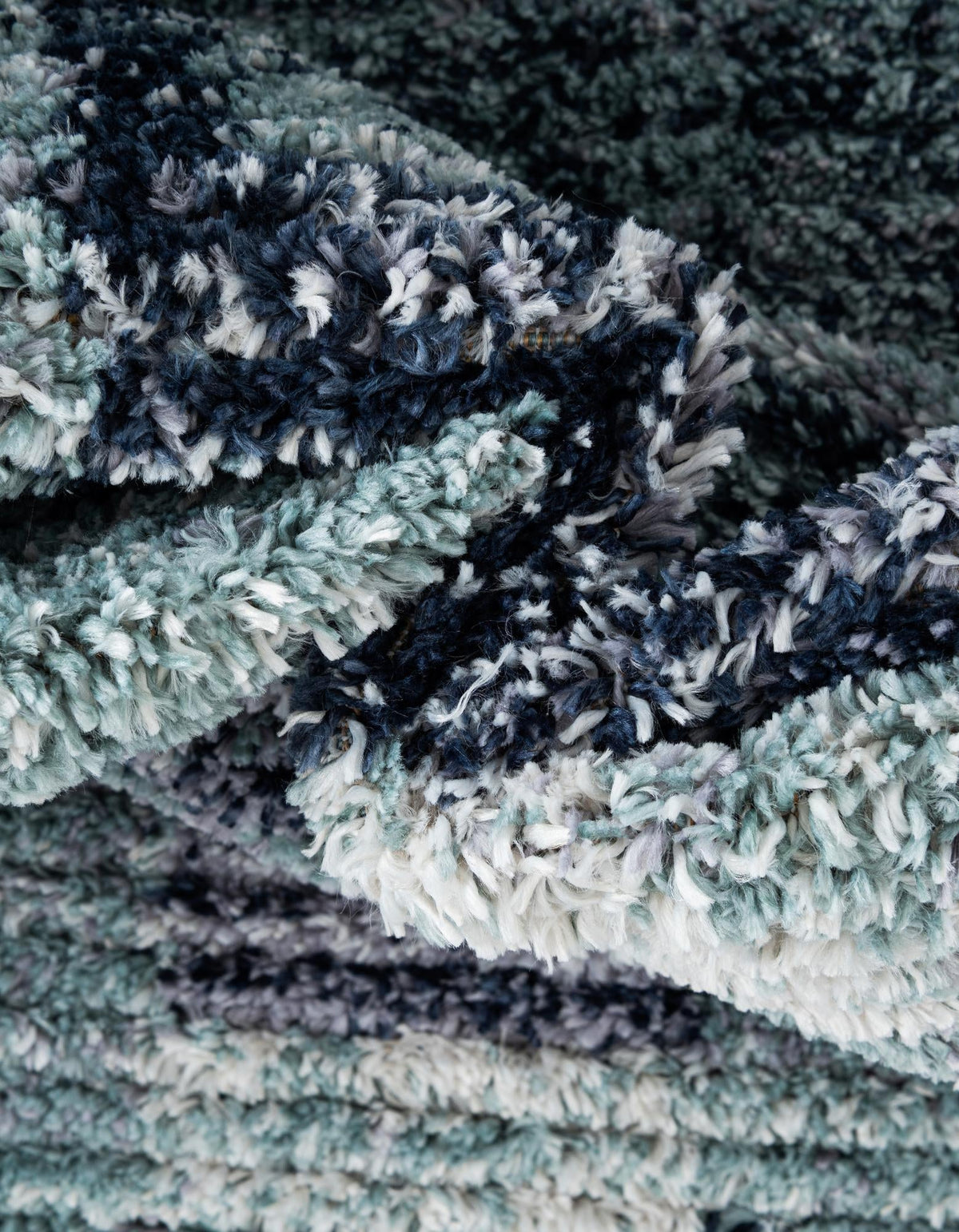 Santa Fe Trails Collection Area Rug -  Pueblo Rectangle Blue and Gray  lifestyle 8