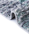 Santa Fe Trails Collection Area Rug -  Pueblo Rectangle Blue and Gray  lifestyle 10